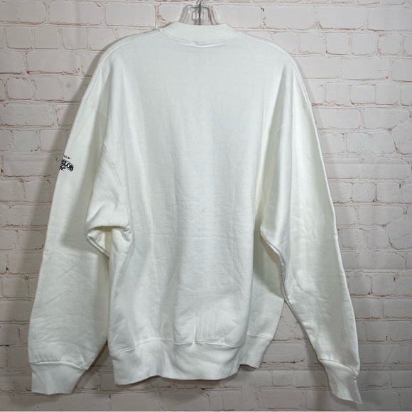 Vintage 1999 Pilot Pen M Adult White Sweatshirt Size Large Michelob Light USA - Picture 6 of 9